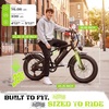 image:imageJasion EB5 Sport Electric Bike 20 Fat Tire eBikes for AdultsTeensMatte Black