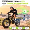 image:imageJasion EB5 Sport Electric Bike 20 Fat Tire eBikes for AdultsTeensObsidian Black