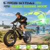 image:imageJasion EB5 Sport Electric Bike 20 Fat Tire eBikes for AdultsTeensTactical Black