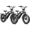 image:imageJasion EB5 Sport Electric Bike 20 Fat Tire eBikes for AdultsTeensGlossy Black2