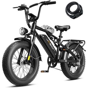image:imageJasion EB5 Sport Electric Bike 20 Fat Tire eBikes for AdultsTeensDark