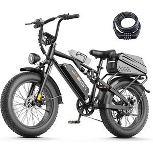 image:imageJasion EB5 Sport Electric Bike 20 Fat Tire eBikes for AdultsTeensObsidian Black