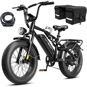 image:imageJasion EB5 Sport Electric Bike 20 Fat Tire eBikes for AdultsTeensSatin Black