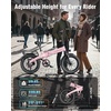 image:imageJasion EB6 Foldable Electric Bike for Adults Builtin 48V Lithium BatteryBaby Pink