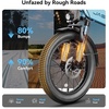 image:imageJasion EB6 Foldable Electric Bike for Adults Builtin 48V Lithium BatteryIce Blue