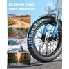 image:imageJasion EB6 Foldable Electric Bike for Adults Builtin 48V Lithium BatteryJet Black