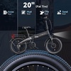 image:imageJasion EB6 Foldable Electric Bike for Adults Builtin 48V Lithium BatteryShadow Black