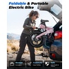 image:imageJasion EB6 Foldable Electric Bike for Adults Builtin 48V Lithium BatterySoft Pink