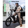 image:imageJasion Electric Bike for Adults 52V 40Ah 2080Wh Dual Battery 150 MilesBlackWhite Combo