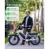 image:imageJasion Electric Bike for Adults 52V 40Ah 2080Wh Dual Battery 150 MilesPure White