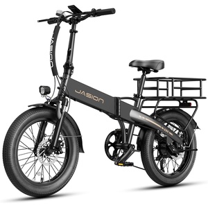 image:imageJasion EB6 Foldable Electric Bike for Adults Builtin 48V Lithium BatteryJet Black