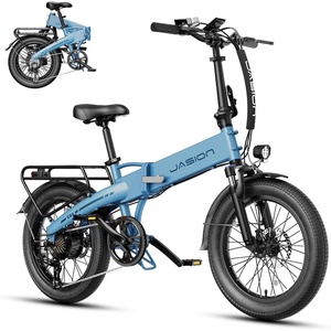 image:imageJasion EB6 Foldable Electric Bike for Adults Builtin 48V Lithium BatteryPale Blue