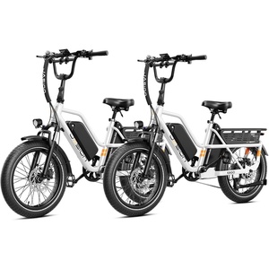 image:imageJasion Electric Bike for Adults 52V 40Ah 2080Wh Dual Battery 150 Miles2 White Combo